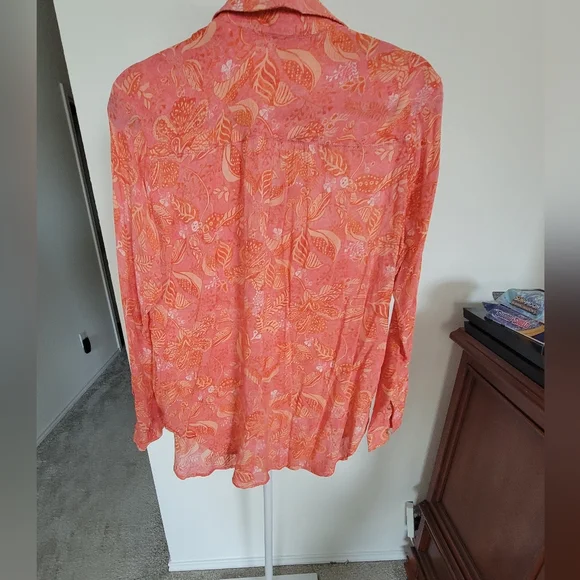 28 Anthropologie Pilcro Romy Buttondown Shirt - Picture 8 of 9